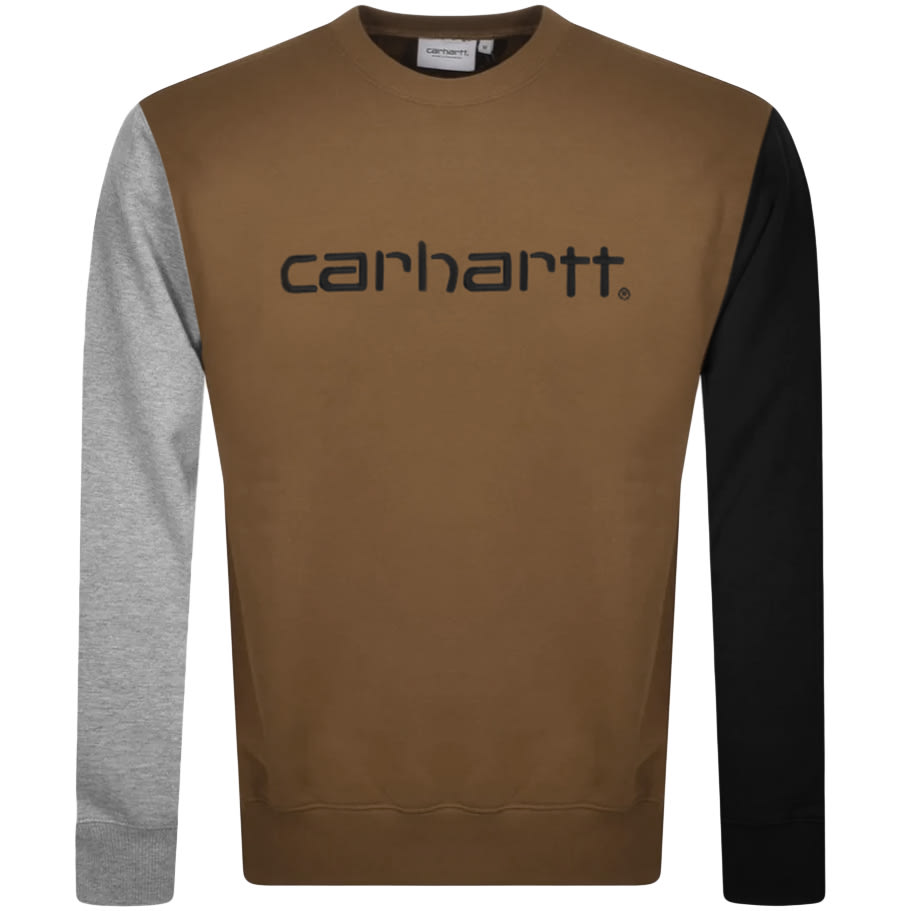 Alternative Image for ProductCarhartt Tricol Sweatshirt Brown1